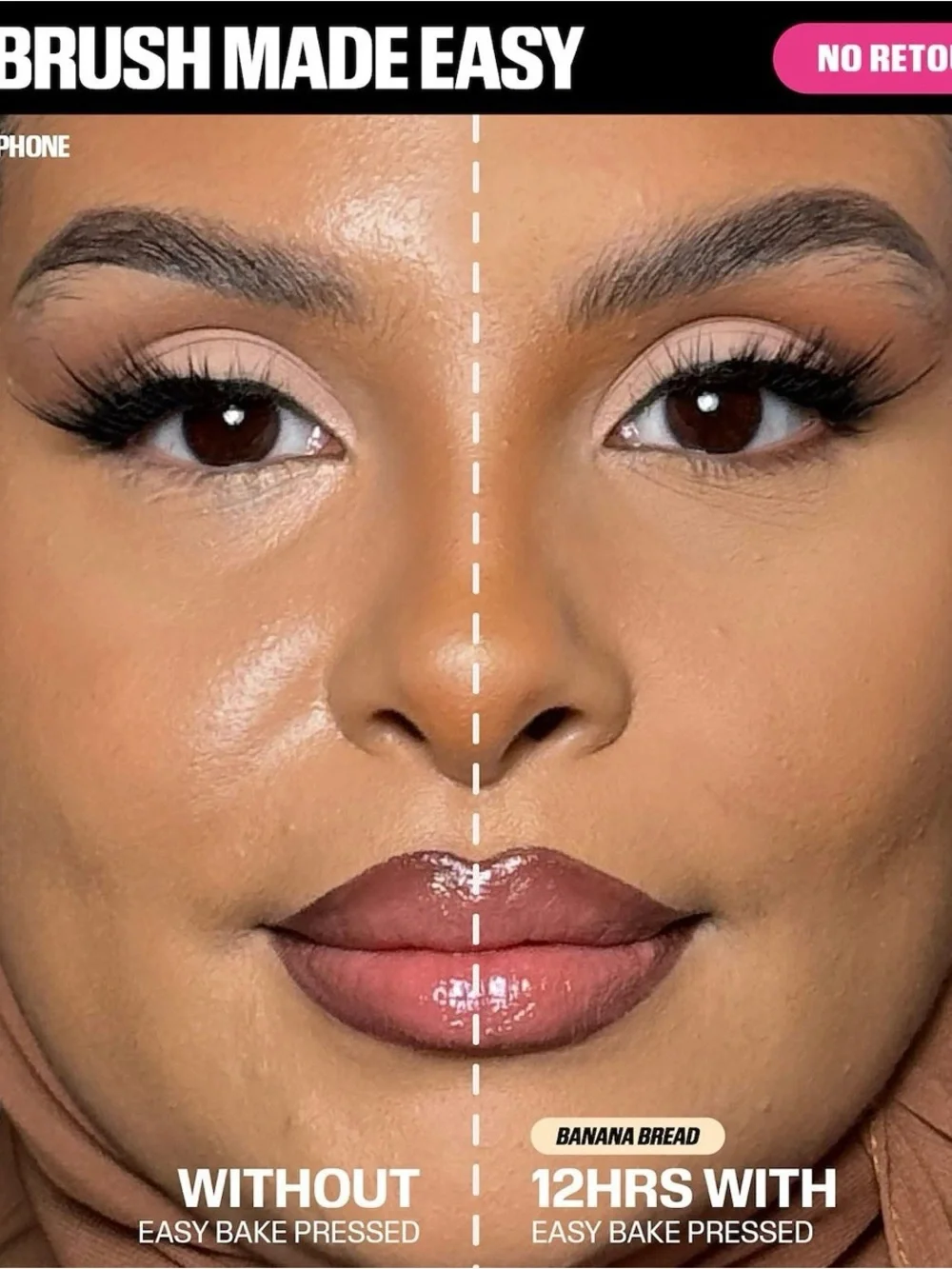 HUDA BEAUTY Easy Bake and Snatch Pressed Setting Powder - Banana Bread
